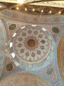 Las cúpulas de la Mezquita Azul