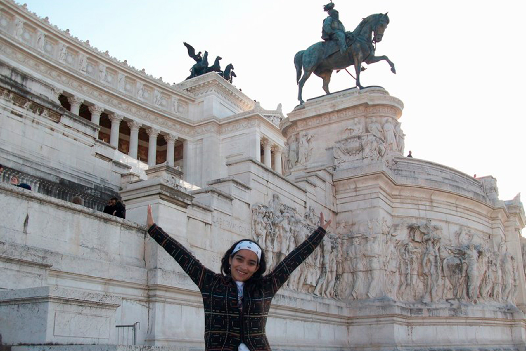 Diana-Garces-en-Roma-primera-vez